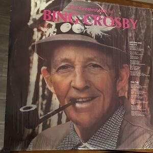 The Greatest Hits of Bing Crosby 2 Vinyl Record set w/ sleeves & original cover